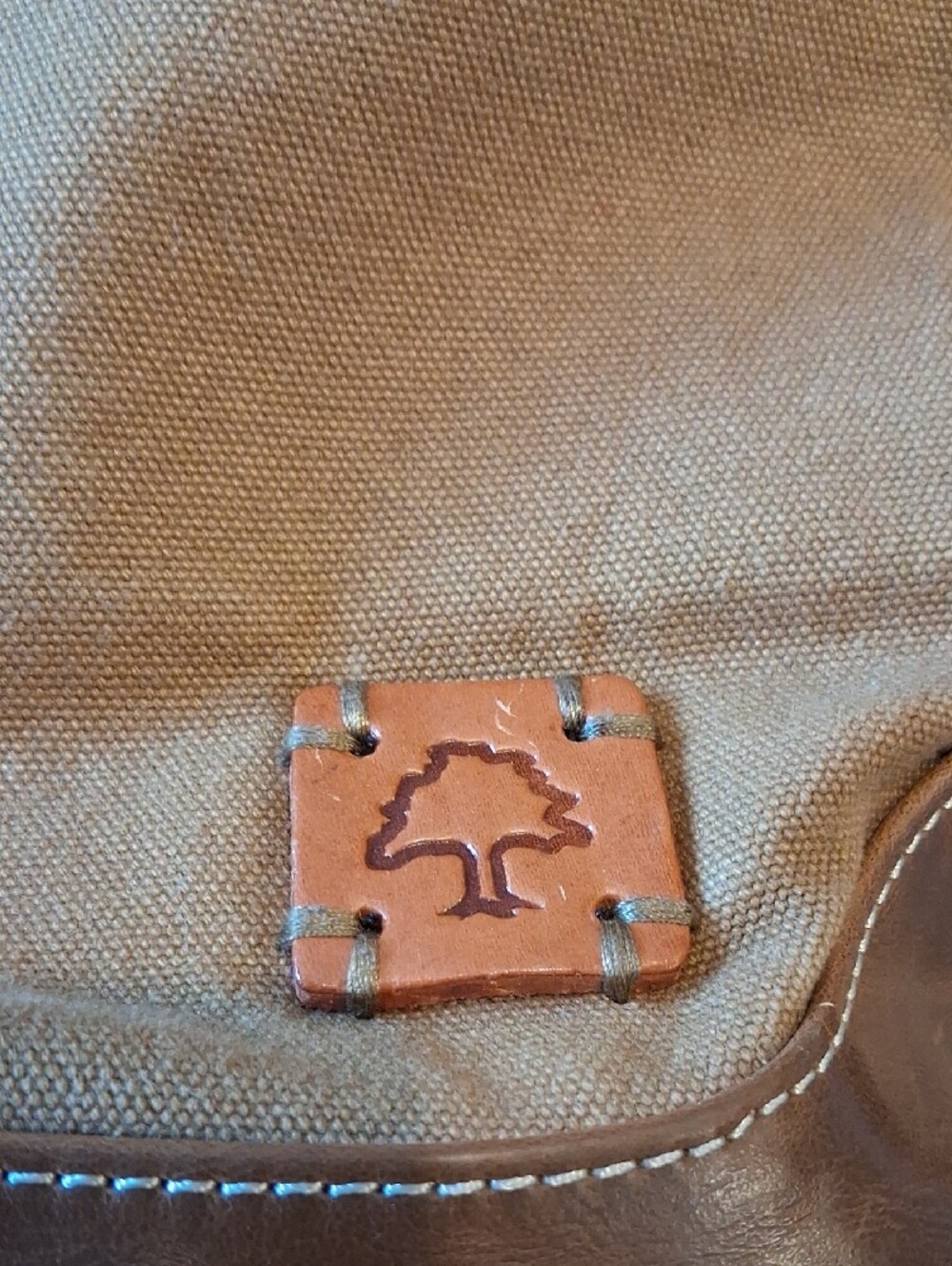 Redwood Tote in Brown and Tan - Picture 4 of 5